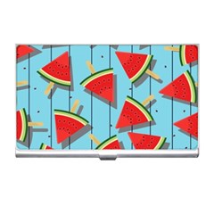 Blue Watermelon Popsicle  Business Card Holder