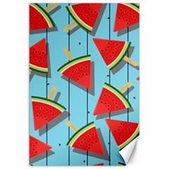 Blue Watermelon Popsicle  Canvas 20  x 30 