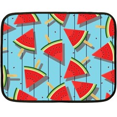 Blue Watermelon Popsicle  Fleece Blanket (Mini)