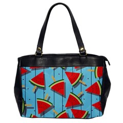 Blue Watermelon Popsicle  Oversize Office Handbag