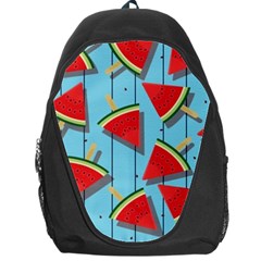 Blue Watermelon Popsicle  Backpack Bag by ConteMonfrey