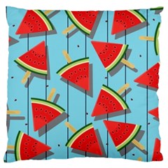 Blue Watermelon Popsicle  Standard Flano Cushion Case (one Side) by ConteMonfrey