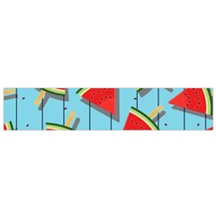 Blue Watermelon Popsicle  Small Flano Scarf by ConteMonfrey