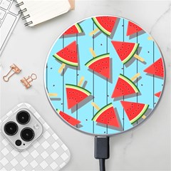 Blue Watermelon Popsicle  Wireless Charger by ConteMonfrey