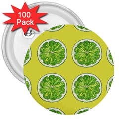 Yellow Lemonade  3  Buttons (100 Pack)  by ConteMonfrey