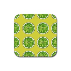 Yellow Lemonade  Rubber Coaster (square) by ConteMonfrey