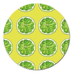 Yellow Lemonade  Magnet 5  (round) by ConteMonfrey