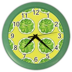 Yellow Lemonade  Color Wall Clock by ConteMonfrey