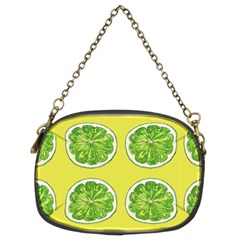 Yellow Lemonade  Chain Purse (two Sides)