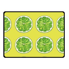 Yellow Lemonade  Double Sided Fleece Blanket (small)  by ConteMonfrey