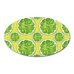 Lemon Cut Oval Magnet by ConteMonfrey