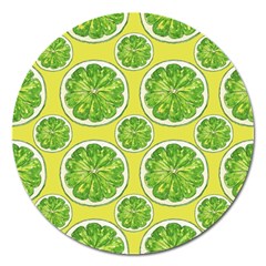 Lemon Cut Magnet 5  (round) by ConteMonfrey