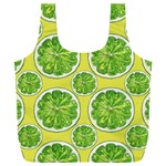 Lemon Cut Full Print Recycle Bag (XXXL) Back