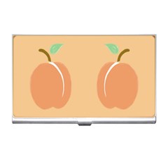 I Get My Peaches Everywhere Business Card Holder by ConteMonfrey