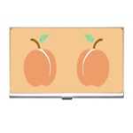 I Get My Peaches Everywhere Business Card Holder Front