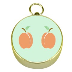 I Get My Peaches Everywhere Gold Compasses by ConteMonfrey