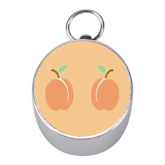 I Get My Peaches Everywhere Mini Silver Compasses by ConteMonfrey