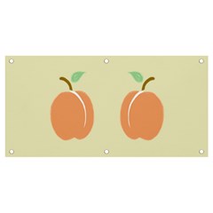 I Get My Peaches Everywhere Banner And Sign 4  X 2  by ConteMonfrey