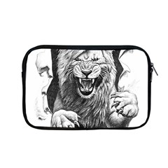 Drawing Angry Male Lion Roar Animal Apple Macbook Pro 13  Zipper Case by danenraven