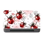 Ladybugs-pattern-texture-watercolor Memory Card Reader with CF Front