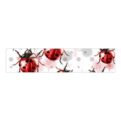 Ladybugs-pattern-texture-watercolor Velvet Scrunchie by Wegoenart