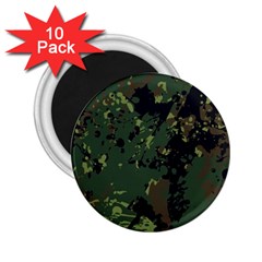 Military Background Grunge 2 25  Magnets (10 Pack)  by Wegoenart