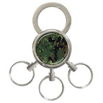 Military background grunge 3-Ring Key Chain Front