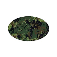 Military Background Grunge Sticker Oval (10 Pack) by Wegoenart