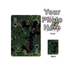 Military Background Grunge Playing Cards 54 Designs (mini) by Wegoenart