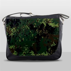 Military Background Grunge Messenger Bag by Wegoenart