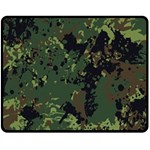 Military background grunge Double Sided Fleece Blanket (Medium)  58.8 x47.4  Blanket Front