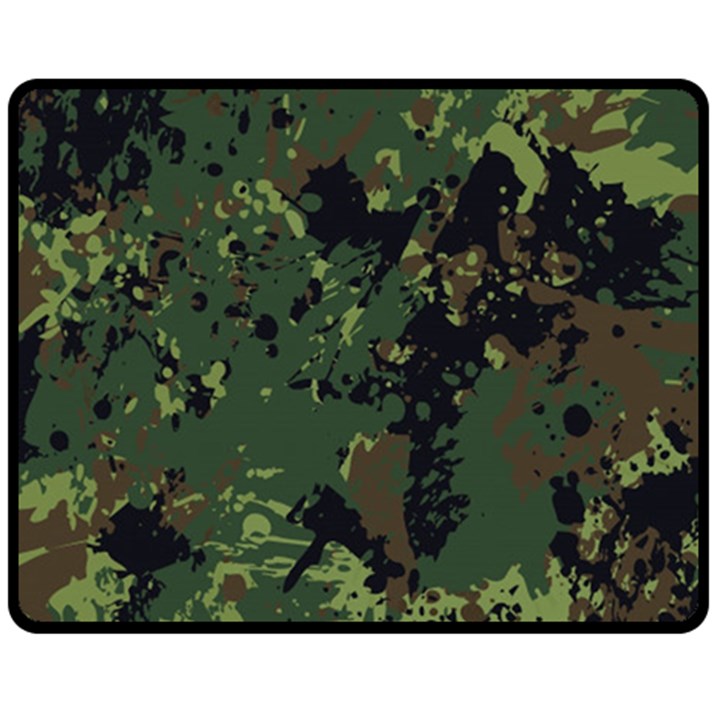 Military background grunge Double Sided Fleece Blanket (Medium) 