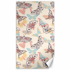 Pattern-with-hand-drawn-butterflies Canvas 40  X 72 