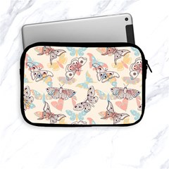 Pattern-with-hand-drawn-butterflies Apple Ipad Mini Zipper Cases by Wegoenart