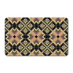 Seamless-mexican-pattern Magnet (rectangular) by Wegoenart