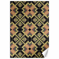 Seamless-mexican-pattern Canvas 12  X 18  by Wegoenart