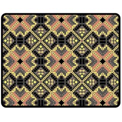 Seamless-mexican-pattern Fleece Blanket (medium)  by Wegoenart