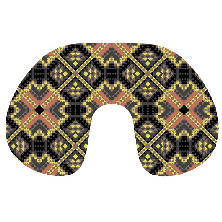 Seamless-mexican-pattern Travel Neck Pillow