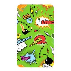 Modern-comics-background-pattern-with-bombs-lightening-jagged-clouds-speech-bubbles Memory Card Reader (rectangular) by Wegoenart