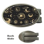 Asian-set-with-clouds-moon-sun-stars-vector-collection-oriental-chinese-japanese-korean-style Money Clips (Oval)  Front