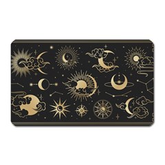 Asian-set-with-clouds-moon-sun-stars-vector-collection-oriental-chinese-japanese-korean-style Magnet (rectangular) by Wegoenart