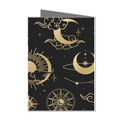 Asian-set-with-clouds-moon-sun-stars-vector-collection-oriental-chinese-japanese-korean-style Mini Greeting Cards (pkg Of 8) by Wegoenart