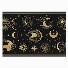 Asian-set-with-clouds-moon-sun-stars-vector-collection-oriental-chinese-japanese-korean-style Large Glasses Cloth by Wegoenart