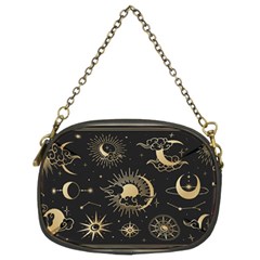 Asian-set-with-clouds-moon-sun-stars-vector-collection-oriental-chinese-japanese-korean-style Chain Purse (two Sides)