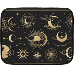 Asian-set-with-clouds-moon-sun-stars-vector-collection-oriental-chinese-japanese-korean-style Double Sided Fleece Blanket (mini)  by Wegoenart