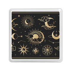 Asian-set-with-clouds-moon-sun-stars-vector-collection-oriental-chinese-japanese-korean-style Memory Card Reader (square) by Wegoenart