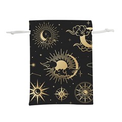 Asian-set-with-clouds-moon-sun-stars-vector-collection-oriental-chinese-japanese-korean-style Lightweight Drawstring Pouch (s) by Wegoenart