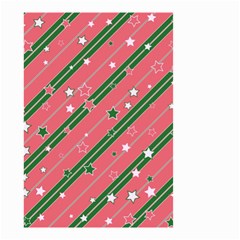 Christmas-background-star Small Garden Flag (two Sides) by Wegoenart