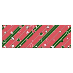 Christmas-background-star Banner And Sign 6  X 2  by Wegoenart