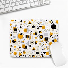 Flat-geometric-shapes-background Small Mousepad